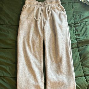 Grey sweatpants